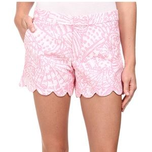 Lilly Pulitzer Buttercup Shorts 8 pink white
